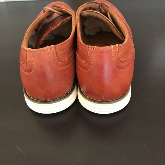 Vostey Milan Cognac Orange Leather Wingtip Dress Lace Up Shoes Men\'s US‎ 11 main image 14